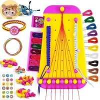 Aosun Bé Gái Tình Bạn Tay Dây Dệt Handmade DIY Đàn Hồi Bộ Vòng Tay Headrope Làm Đồ Dùng Dự Tiệc Xếp Hình Đồ Chơi Quà Tặng EN