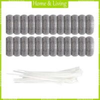 Aoto 24 Bộ Lọc Lưới Thép Không Gỉ Để Chặn Mảnh Vỡ Hiệu Quả Trong Máy Giặt Và Thoát Nước Bồn Rửa Dễ Dàng Lắp Đặt