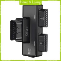 Aoto Ô Tô Xe Tải OBD Cáp Mở Rộng OBD2 Một Chia Thành Hai Dây Adapter 16 Pin Kết Nối Cáp Chuyển Đổi