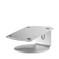 AP-2S Giá đỡ kiêm đế nâng Laptop stand xoay 360 độ nhôm nguyên khối tản nhiệt, chân đế xoay 360 độ. | SiziBox
