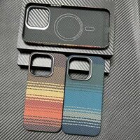 Áp dụng cho iPhone15pro Kevlar aramid Ốp điện thoại iPhone15promax cứng từ tính