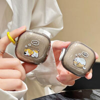 Áp dụng cho Vỏ bảo vệ tai nghe Samsung Buds Pro / Live / 2 / 2 Pro / Fe Vỏ bảo vệ chó gấu trúc nhỏ hơn