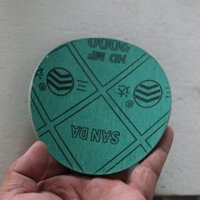 Áp Lực Cao Chịu Nhiệt Độ Cao Chống Dầu Amiăng Tấm Cao Su Niêm Phong Miếng Lót Giấy 1 Inch Cắt Bằng Không / Giấy Lúa