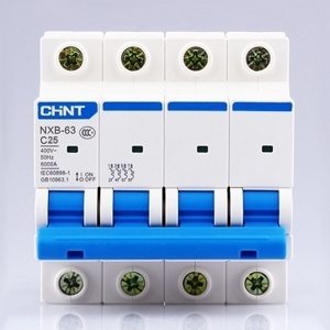 Áp tô mát Chint NXB-125 4P C100