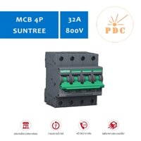 Áp Tô Mát MCB DC 32A 800V /63A 1000V 4P Suntree - Hàng chính hãng