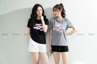 Ap666g32 – Áo Cotton Ghi Form Rộng In Hình Đám Mây 3d TOSON