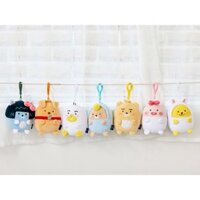 [Apeach Ryan Muzi Frodo Kakao friends] gấu bông thỏ đào rian chó nâu molang tròn miniso mini móc khoá chính hãng