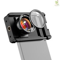 APEXEL Mobile Phone 100mm Macro Lens 10X + CPL Filter Kit with Universal Phone Clip Storage Box Replacement for iPhone 1   Came-6.5