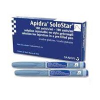 Apidra Solostar 100IU/ml bút tiêm tiểu đường Sanofi (1Bút) Date 02/2026