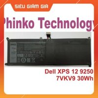 ⚡️[Pin zin] Pin 30Wh Dell Xps 12 7275 7VKV9 Battery