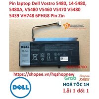 ⚡️[Pin zin] Pin laptop Dell Vostro 5480, 14-5480, 5480A, V5480 V5460 V5470 V5480 5439 VH748 6PHG8 Pin Zin