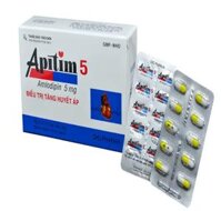 Apitim Amlodipin 5mg hộp 3 vỉ x 10 viên nang Hậu Giang