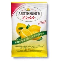 Apothekers Echte Zitrone Hustenbonbons, 65 g