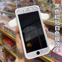 Apple Ốp Điện Thoại Kính Cường Lực Viền Mềm Họa Tiết Hoạt Hình Dập Nổi Cho Iphone 4s 11 6plus 5 5s xsmax xr