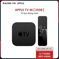 Apple TV 4K Gen 5 Dung Lượng 32GB, Thiết Kế Nhỏ Gọn, Vi Xử xý A10X Mạnh Mẻ, Ram 3G, Chuẩn 4k, HDR