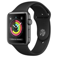 Apple Watch S3 GPS 42mm viền nhôm dây cao su xám