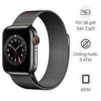 Apple Watch S6 LTE 40mm viền thép dây thép vàng