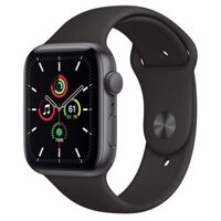 Apple Watch SE 44mm Space Gray Aluminum Case with Black Sport Band ( GPS)