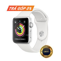 Apple Watch Seri 3 GPS, Size 38mm viền nhôm, dây cao su 99%