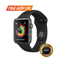 Apple Watch Seri 3 GPS, Size 38mm viền nhôm, dây cao su New