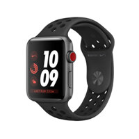 Apple Watch Series 3 Cellular 42mm Gray Aluminum Case with Anthracite/Black Nike Sport Band MQLD2  - Giá Rẻ