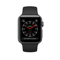 Apple Watch Series 3 GPS 42MM Space Gray Aluminum Case with Black Sport Band