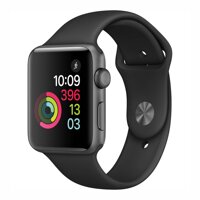 Apple Watch Series 3 GPS, 42mm Aluminum Case with Black Sport Band (MQL12)