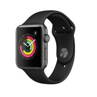 Apple Watch Series 3 Space Gray Aluminum Case with Black Sport Band (GPS)