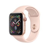 Apple Watch Series 4 - 40mm - GPS + Cellular - Gold Aluminum Pink Sand Sport Band MTUJ2