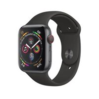 Apple Watch Series 4 - 44mm - GPS - Space Gray Aluminum Black Sport Band MU6D2