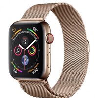 Apple Watch Series 4 GPS + Cellular 44mm Gold Stainless Steel - Gold Milanese Loop