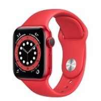 Apple Watch Series 6 40mm GPS PRODUCT RED Aluminium Case with PRODUCT RED Sport Band M00A3