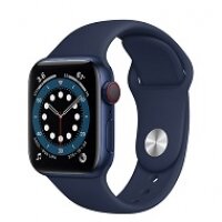 Apple Watch Series 6  40mm LTE Blue Aluminium Case with Deep Navy Sport Band M06Q3 VN/A