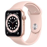 Apple Watch Series 6 44mm Gold Aluminum Case with Pink Sand Sport Band ( GPS)