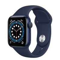Apple Watch Series 6 44mm GPS Blue Aluminium Case with Deep Navy Sport Band M00J3