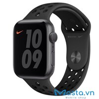 Apple Watch Series 6 44mm LTE – Viền nhôm xám, dây Nike Sport Band (Đen)