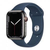 Apple Watch Series 7 45mm (Cellular+GPS) Viền thép dây Cao su Chính hãng VN/A