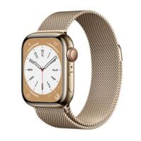 Apple Watch Series 8 LTE 45mm Viền Thép Dây Milanese Cellular