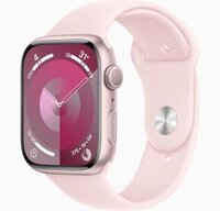 Apple Watch Series 9 GPS 41mm Viền nhôm Dây cao su cỡ S/M Màu Hồng