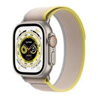 Apple Watch Ultra 4G Yelllow (LTE) 49mm Viền Titanium - Trail Loop size S/M Chính Hãng (MNHK3)