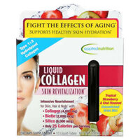 Applied Nutrition Liquid Collagen Skin Revitalization Tropical Strawberry & Kiwi 10 Liquid-Tubes 10 ml Each