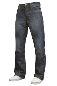 APT Mens Designer Basics Regular Fit Bootcut Jeans, 28"-48"