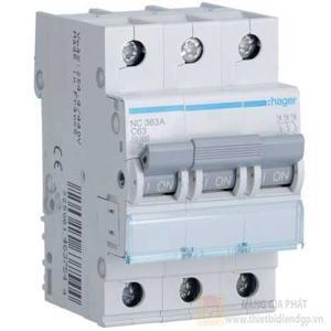 Aptomat 3 pha 6A Hager NC306A