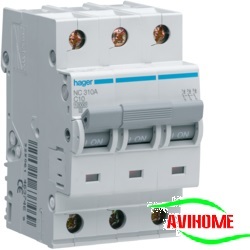 Aptomat 3 pha 6A Hager NC306A