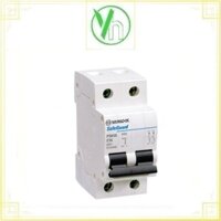 Aptomat cầu dao MCB 2p 25A 6kA PS65S/C2025 Sino
