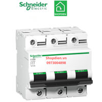 Aptomat Cầu dao tự động MCB 3P 80A 10KA Schneider Acti9 C120N A9N18365