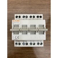 Aptomat CB cầu dau đảo chiều chuyển mạch 2 nguồn độc lập 40A hãng ETEK 3 pha