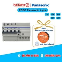 Aptomat, CB chống giật, bảo vệ quá tải RCBO Panasonic 4P 25A 32A 40A