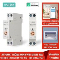 Aptomat CB thông minh Wifi miLife 40A kết nối app mihome
