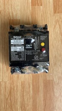 Aptomat Chống Giật 100A 1PHA National Nhật Bản